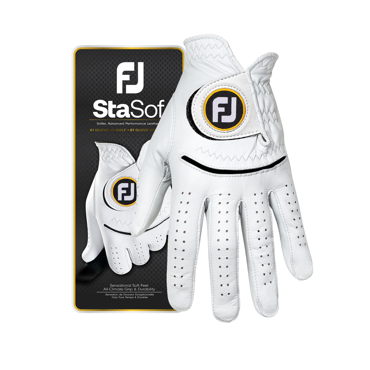 FootJoy StaSof premium cabretta leather golf glove